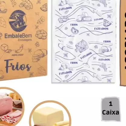 Embalagem p/Frios 400un