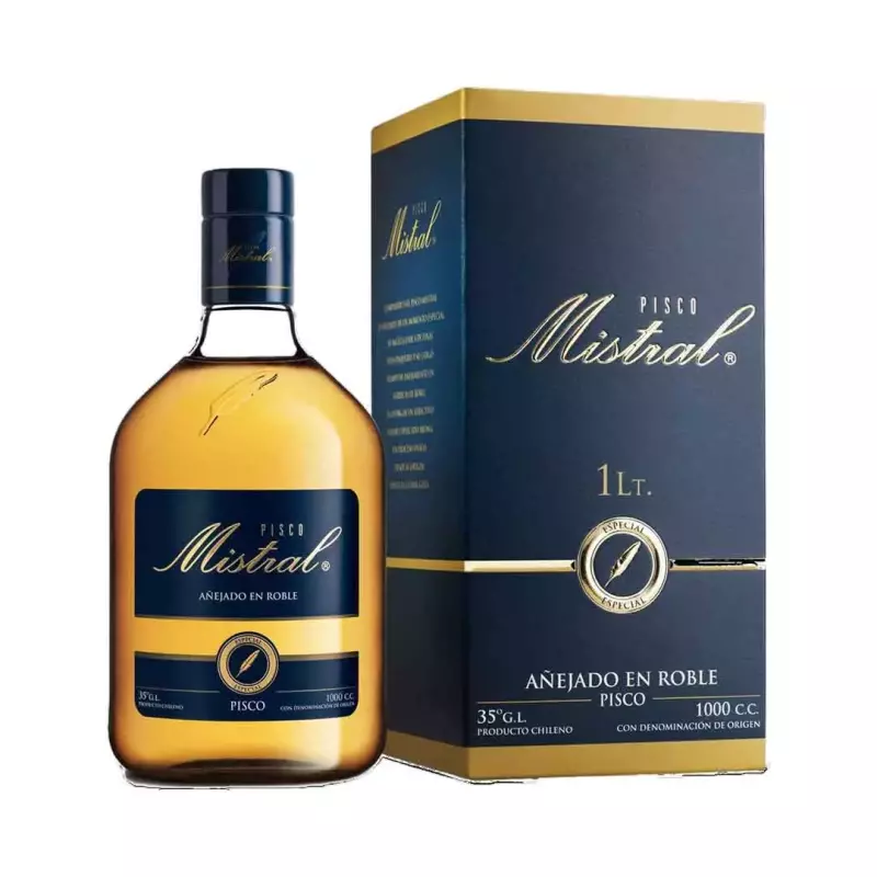 PISCO MISTRAL 35º 1 LT