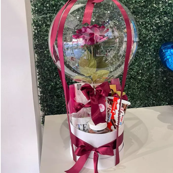 Box Médio c/ Rosa Dentro do Balão