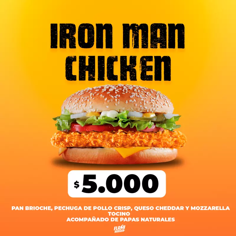 PROMO IRON MAN (CHICKEN)