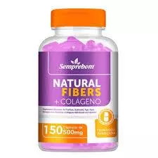 Natural Fibers + Colageno 150 cápsulas - 500m