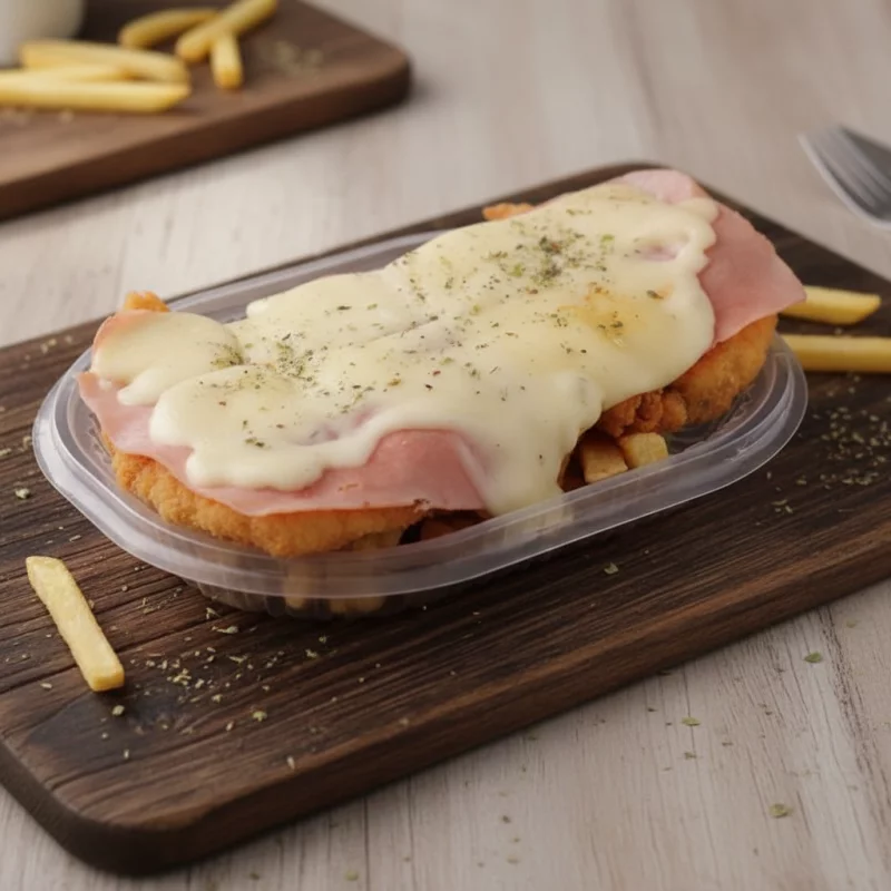 Milanesa grande napolitana de pollo