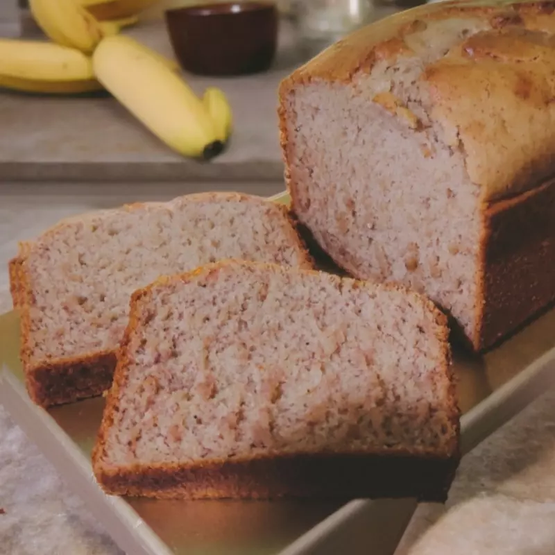 Keke vegano de plátano💚🍌