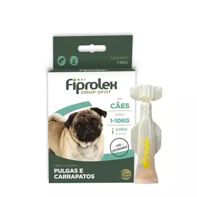 Fiprolex Cães até 10kg (1 pipeta)