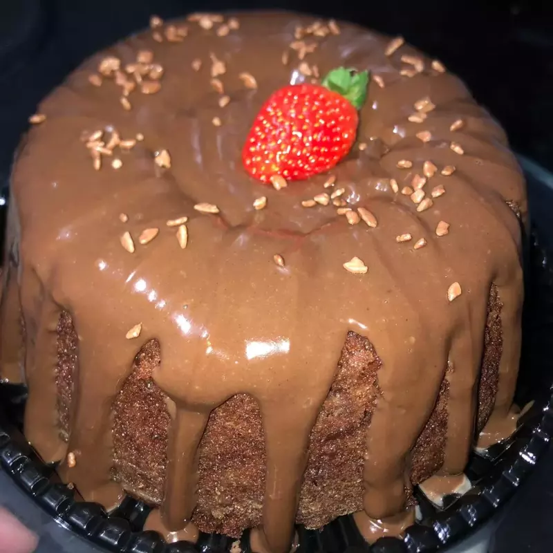 Bolo Vulcão Chocolate
