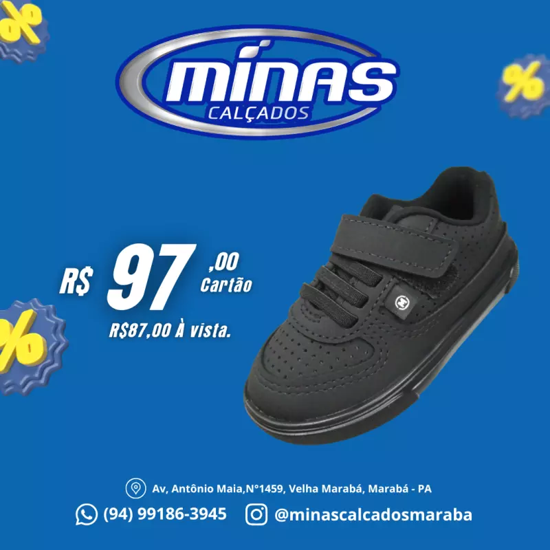 Sapato Casual Preto RF:21331