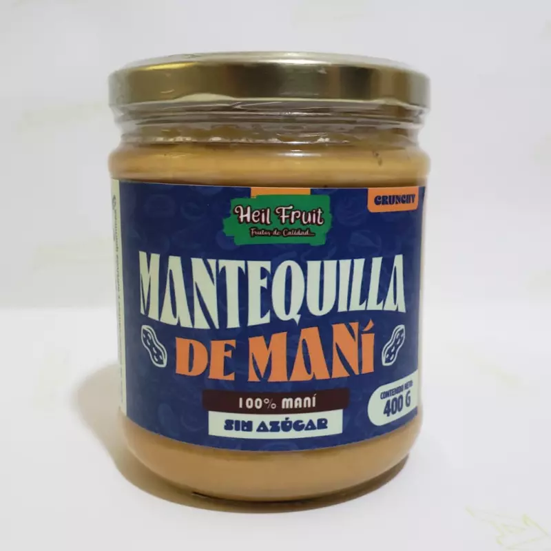 MANTEQUILLA DE MANI"CRUNCHY" x 410gr