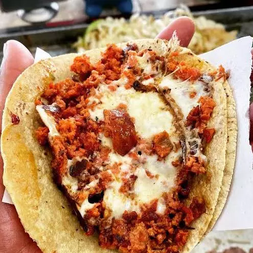 Taco con queso