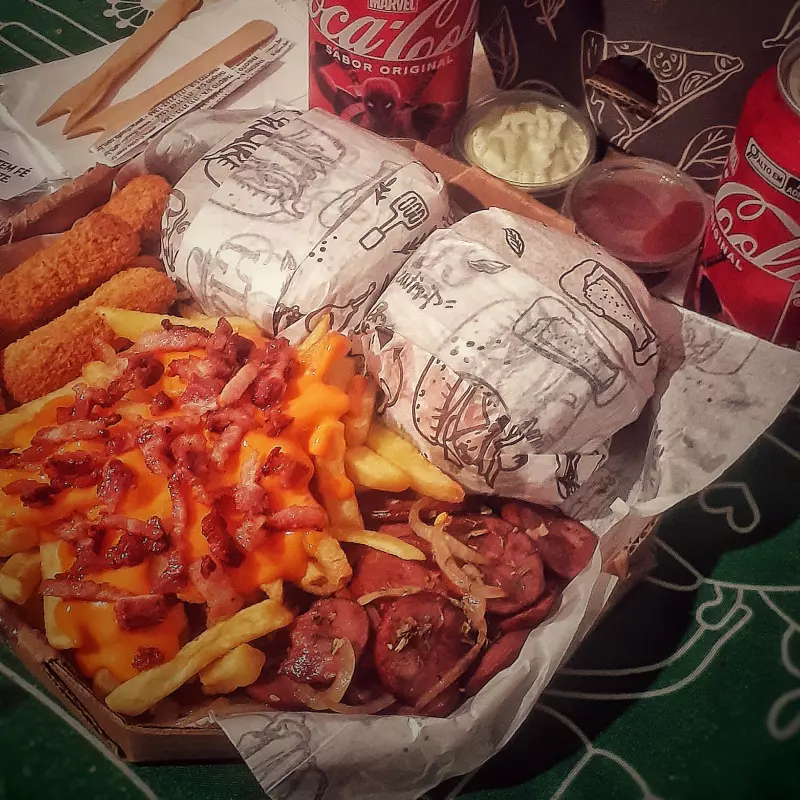 Caixa Cf Casal 🍔🍟🥤👫