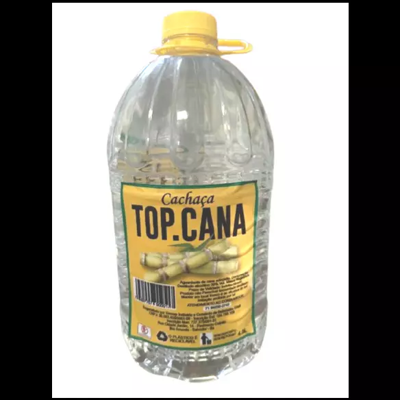CACHAÇA TOP CANA 4,8 LITROS