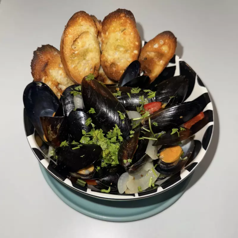 Mussels Wine experiment