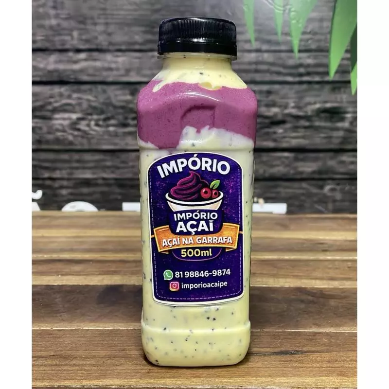 Açaí na garrafa c/ mousse