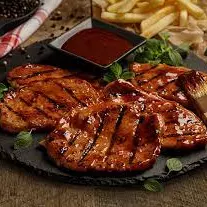 Lomo de cerdo BBQ.