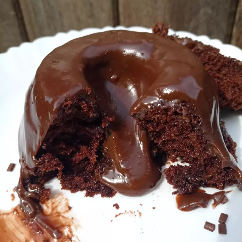 Bolo Vulcãozinho de Chocolate