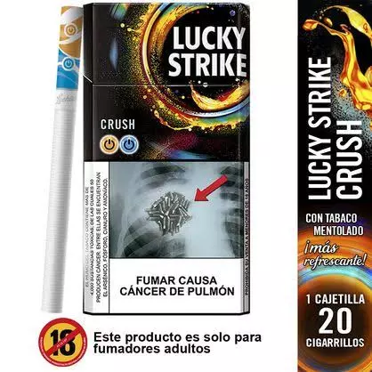 Lucky strike naranja 20 uni