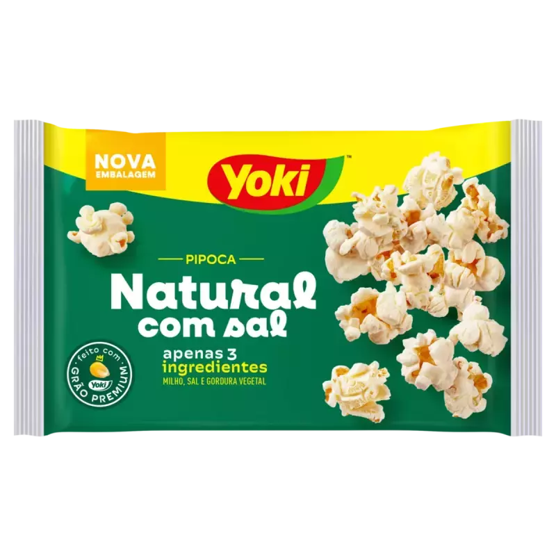 PIPOCA DE MICROONDAS NATURAL C/ SAL