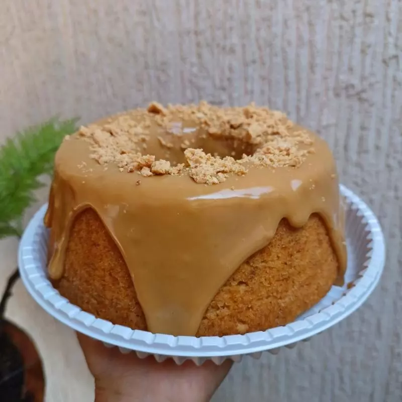 PAÇOCA COM DOCE DE LEITE