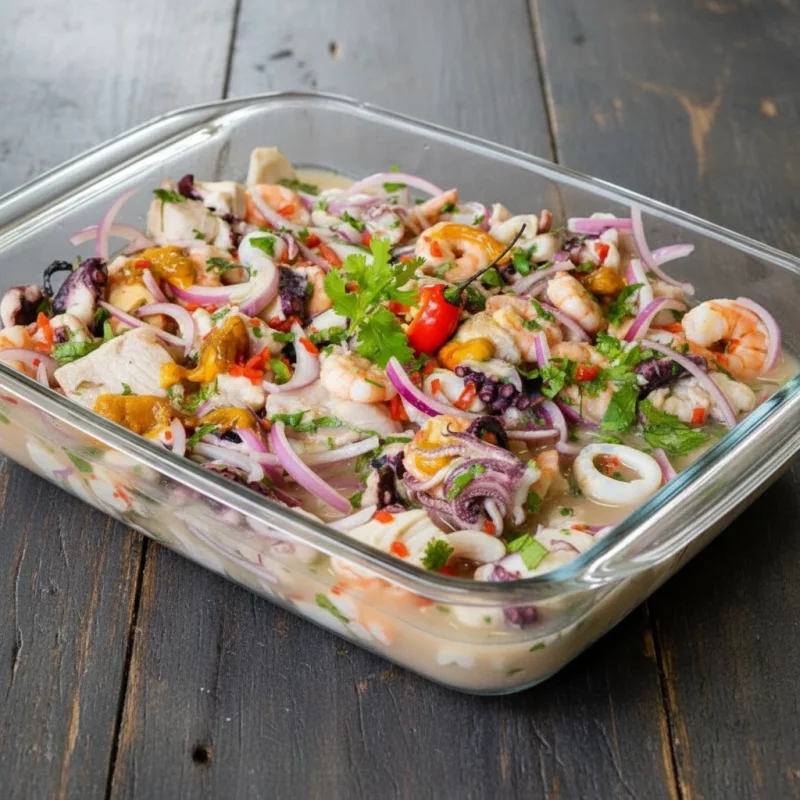 FUENTE CEVICHE MIXTO