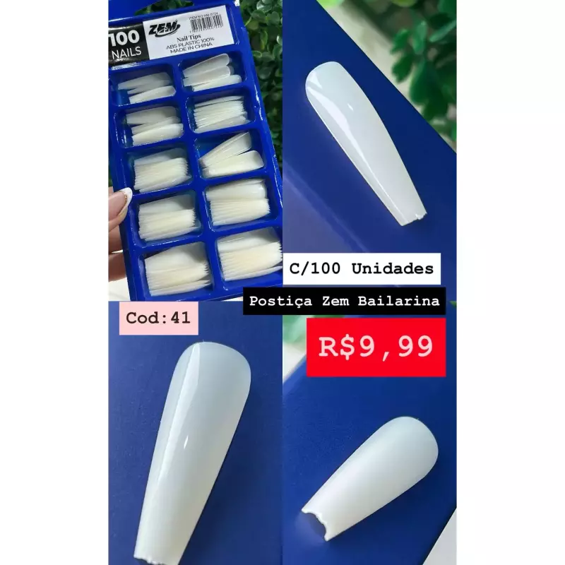 Postiça Zem Bailarina Leitosa Cod:41