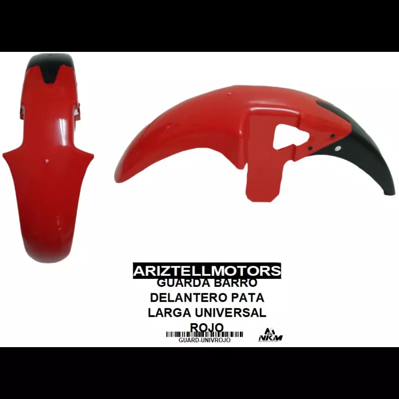 GUARDA BARRO DELANTERO ROJO PATA LAR