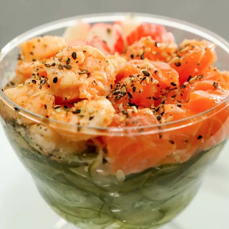 Sunomono c| Salmão