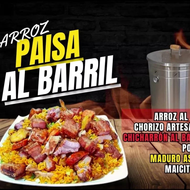 ARROZ PAISA AL BARRIL