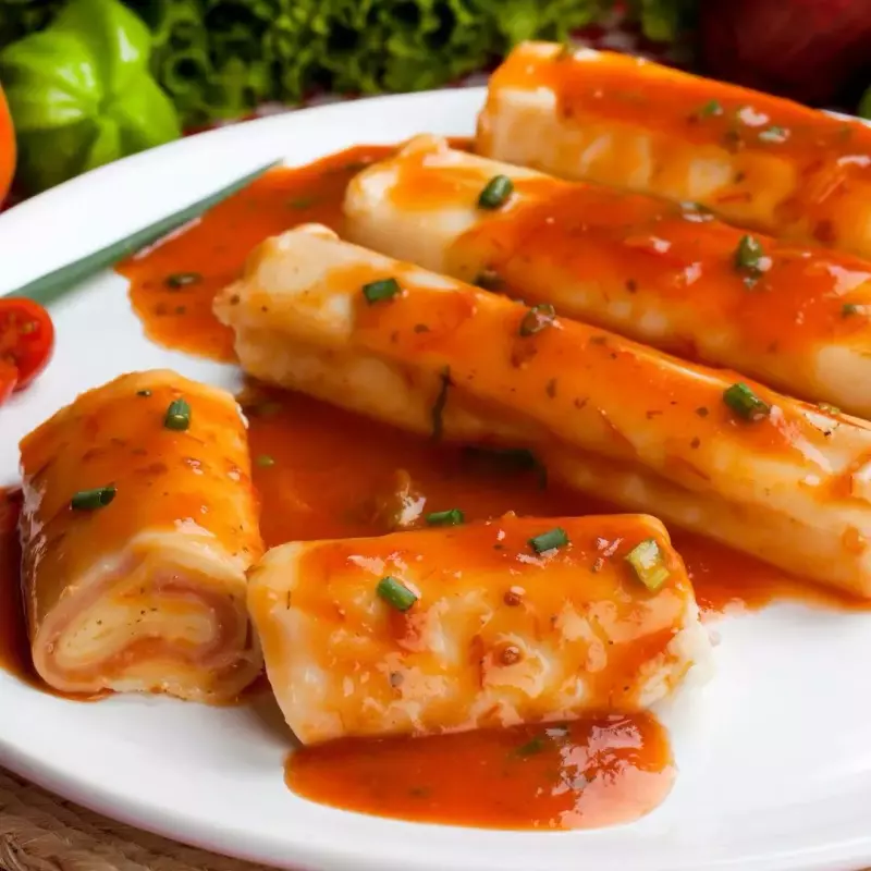 Canelone de presunto e muçarela 500g