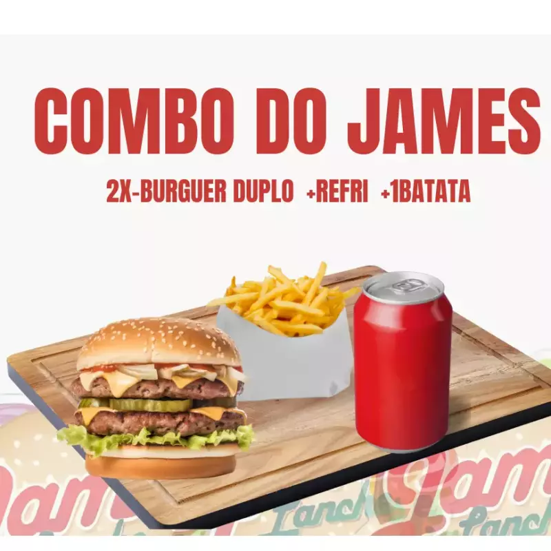 1X BURGUER DUPLO ART+1LATA+1BATATA