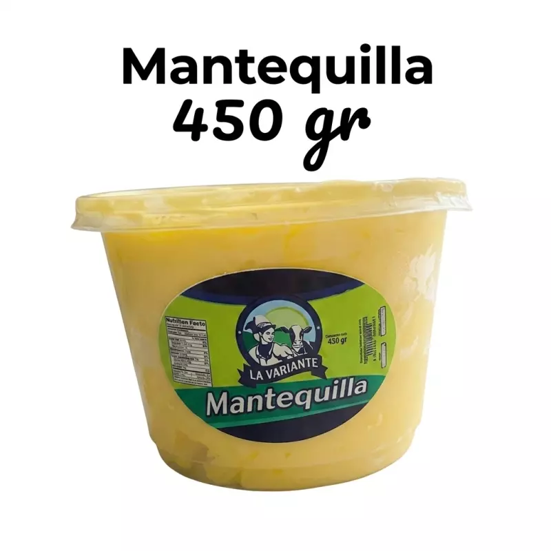 Mantequilla de vaca 450gr