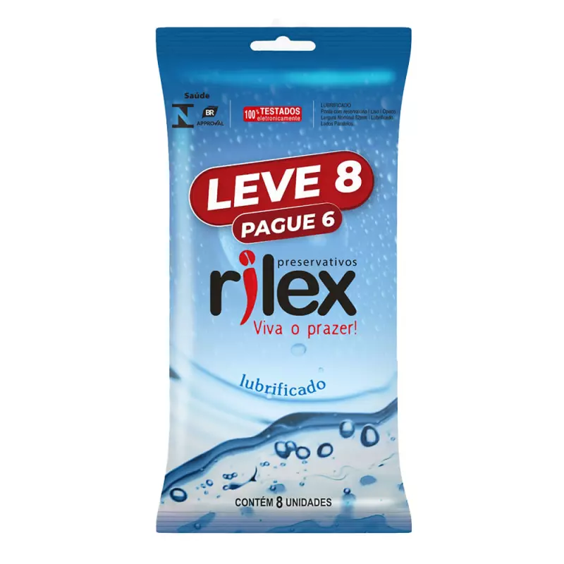 Preservativo lubrificado 08 unidades