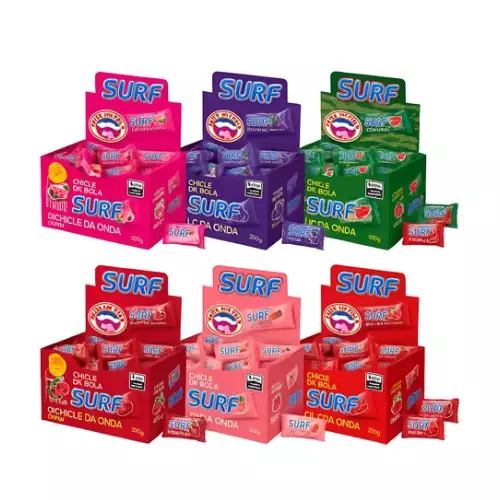 CHICLETE SANTA FE SURF  SABORES