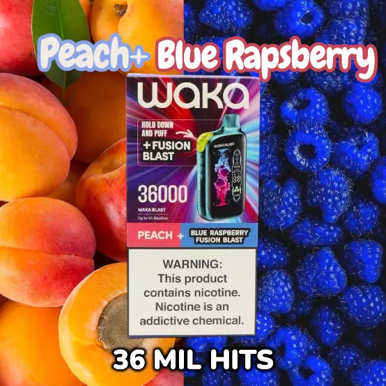 Peach+Blueraspberry