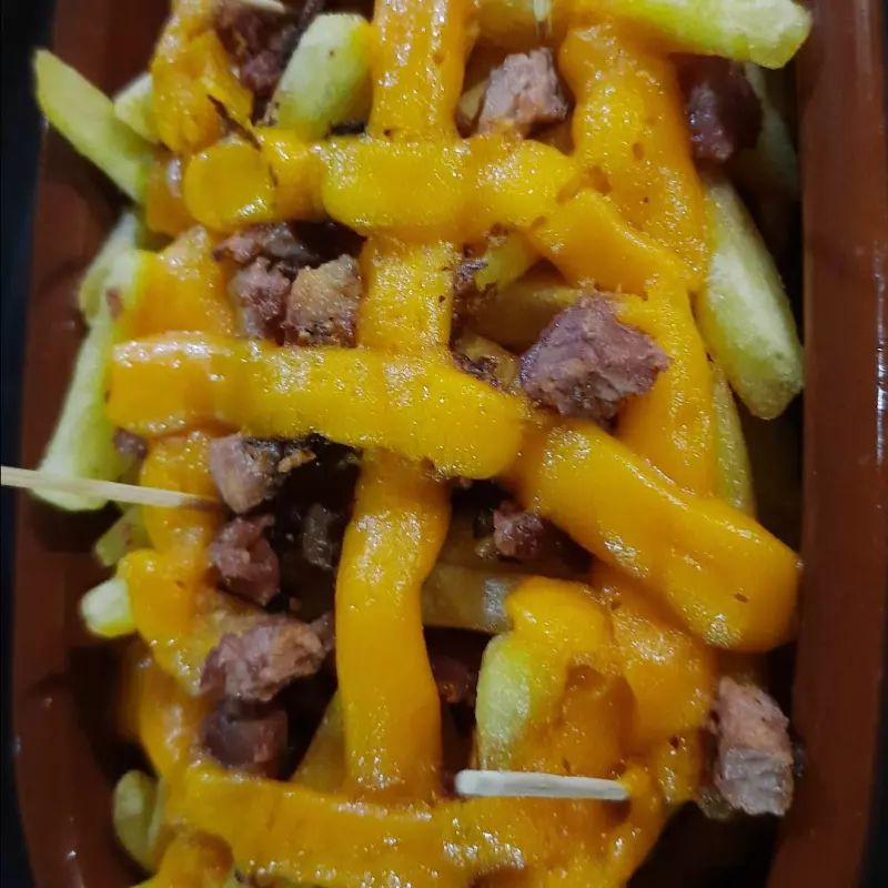 Batata com chedder