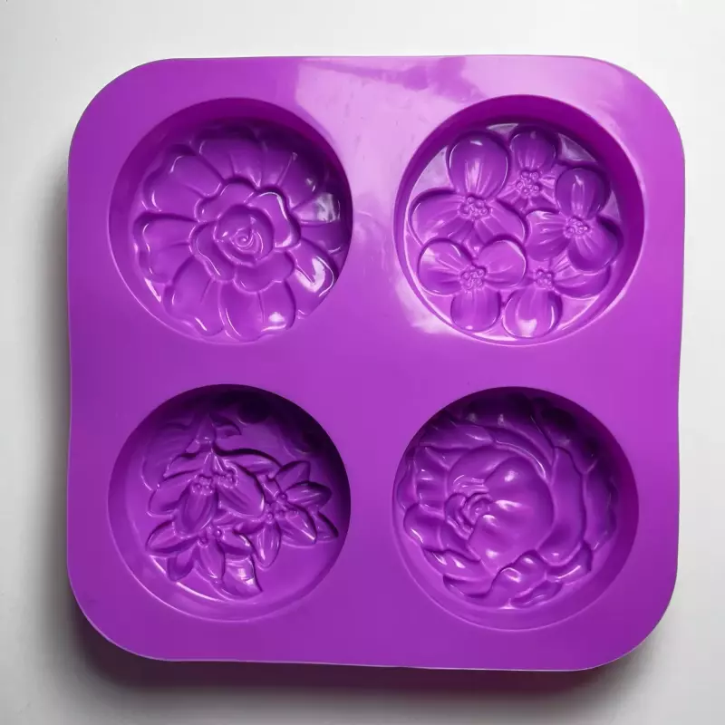 Molde de silicón de flores