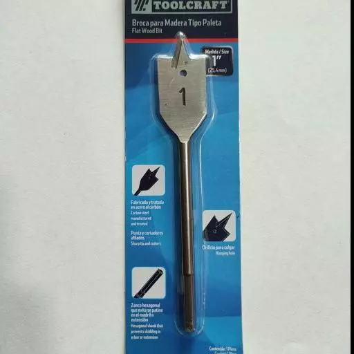 🧰 Broca de madera tipo paleta 🧰