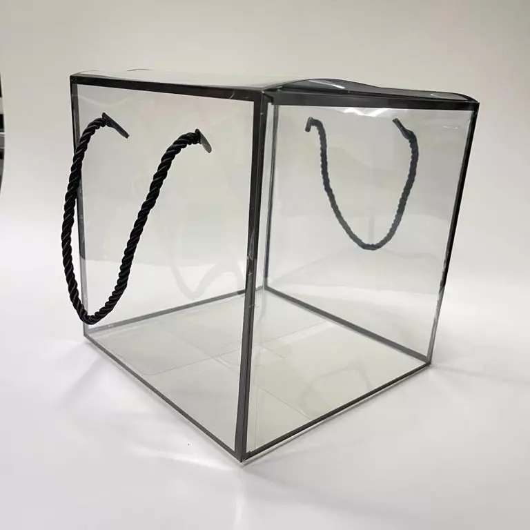 Caja acetato grande borde F