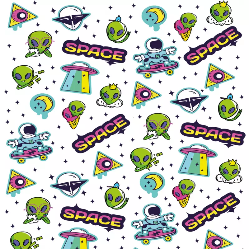 019 PAPEL DE REGALO SPACE/MARCIANO