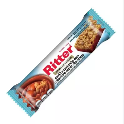 Barra Cereal Riter Avela e chocolate