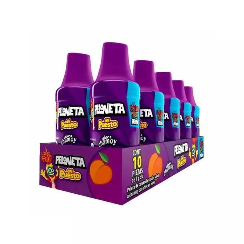 Peloneta del puesto chamoy x 10 unid