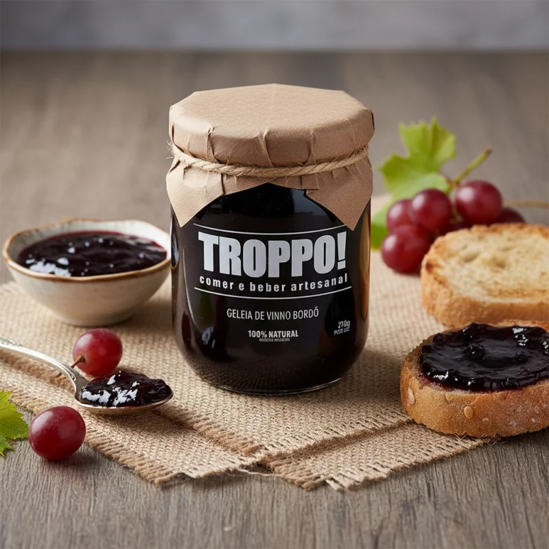 GELEIA DE VINHO BORDÔ TROPPO