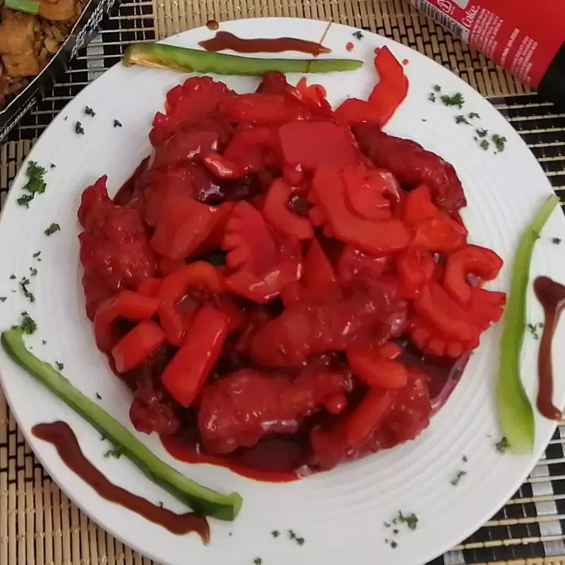 Pollo o Cerdo Agridulce