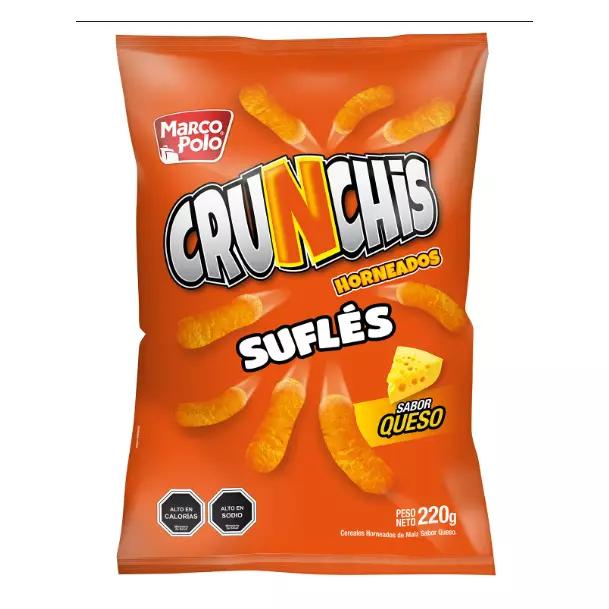 SUFLE DE QUESOS CRUNCHIS 200G