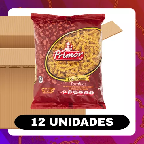 Bulto Primor Esp Pasta Tornillos 1kg