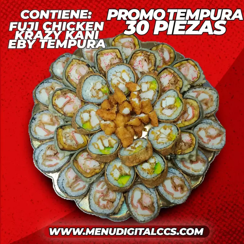 TEMPURA 30 PIEZAS