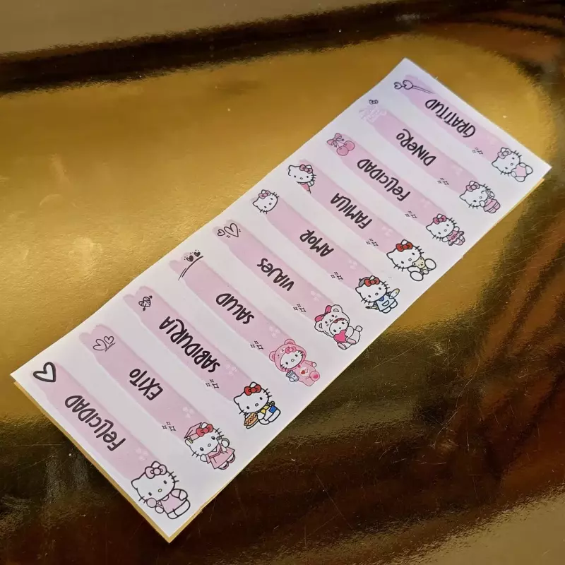 Sticker dtf uv x10 hello kitty