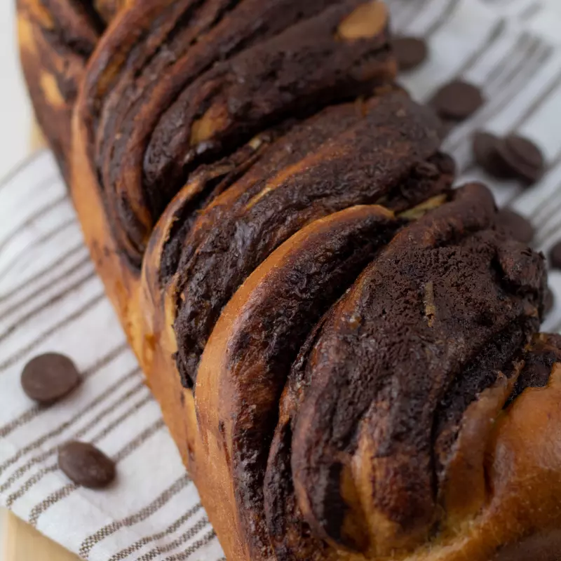Babka de Chocolate Meio Amargo