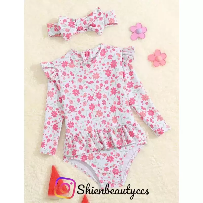 Enterizo de Flores Con Centillo