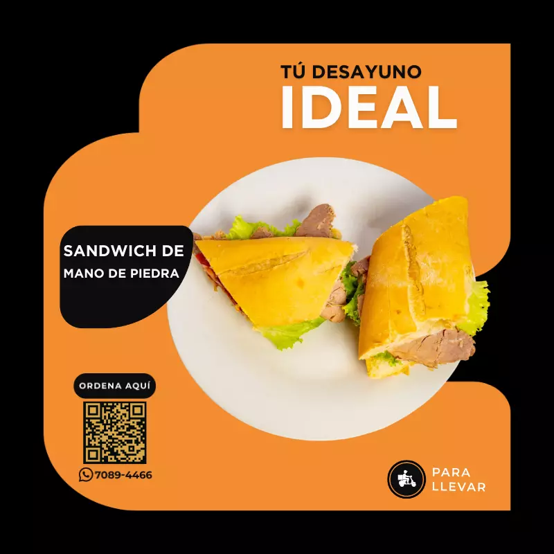 Sándwich Lápiz de Mano de Piedra