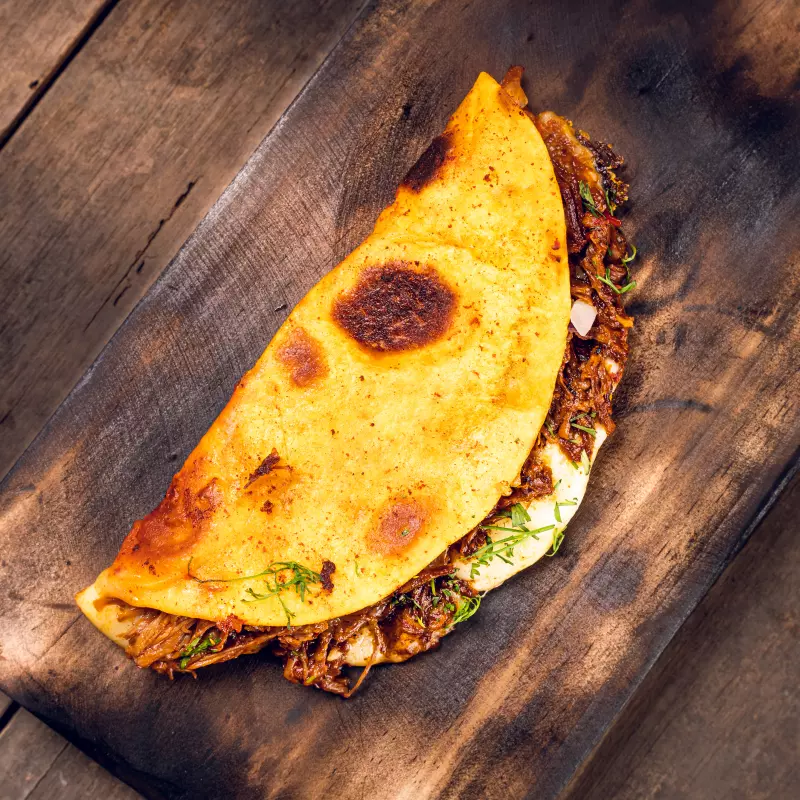 Quesataco de Birria de Res