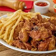 Frango á passarinho c/ Fritas